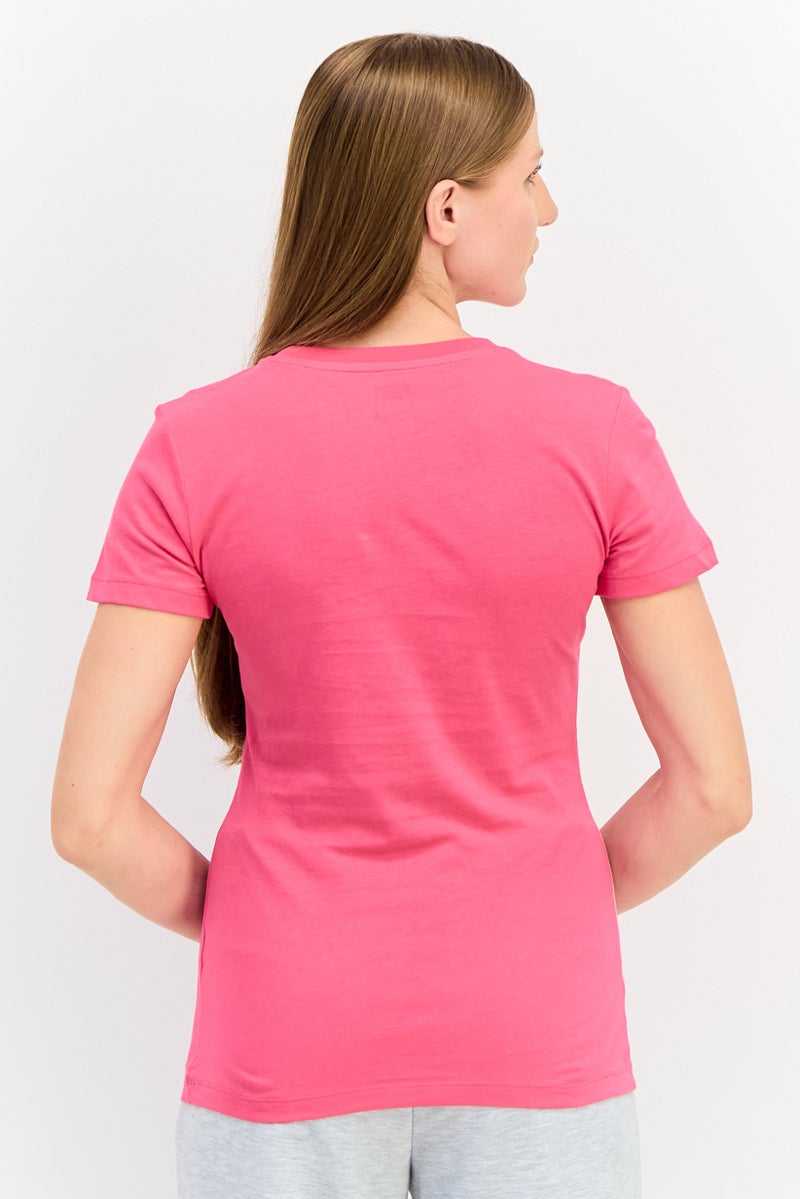 PUMA Women Sportswear Fit Short Sleeve Outdoor T-Shirt, Pink - Image 3