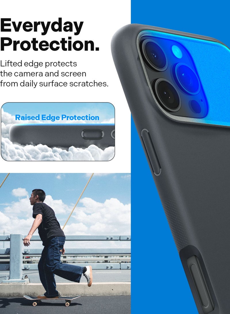 Caseology غطاء حماية Nano Pop Mag Kickstand لجهاز iPhone 16 Pro MAX مع تقنية MagSafe - سمسم أسود - Image 5
