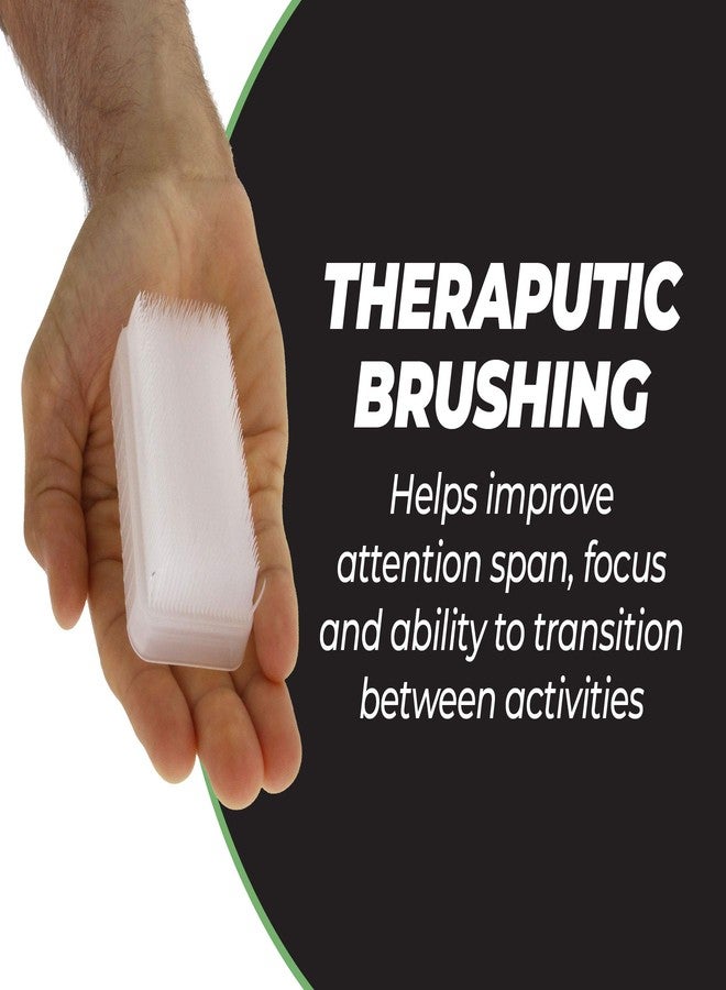 BALTA BRUSH Wilbarger Method Therapy Sensory Brush, 3 Pack - Therapressure Brush for Occupational Therapy for Sensory Brushing - Use as Part of the Wilbarger Brushing Protocol - Image 3