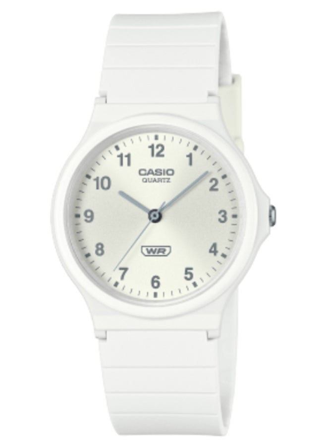 CASIO - Analog Resin Band Round  Shape  Wrist Watch MQ-24B-7BDF - Image 1