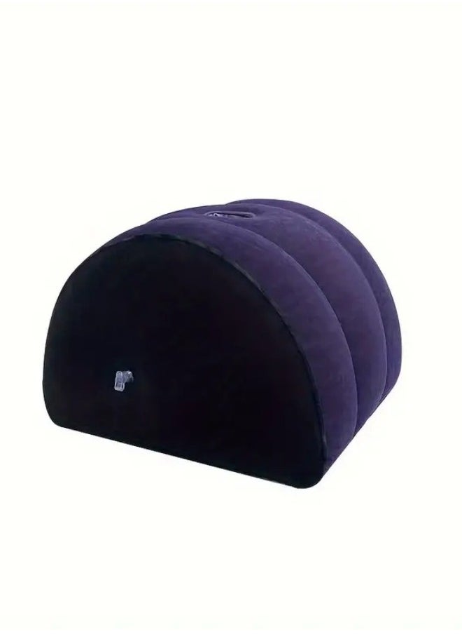 NIBEMINENT - Leg positioning pillow with inflatable pillow, portable cushion, sleeping pillow, leg raise bed sofa, travel camping - Image 1