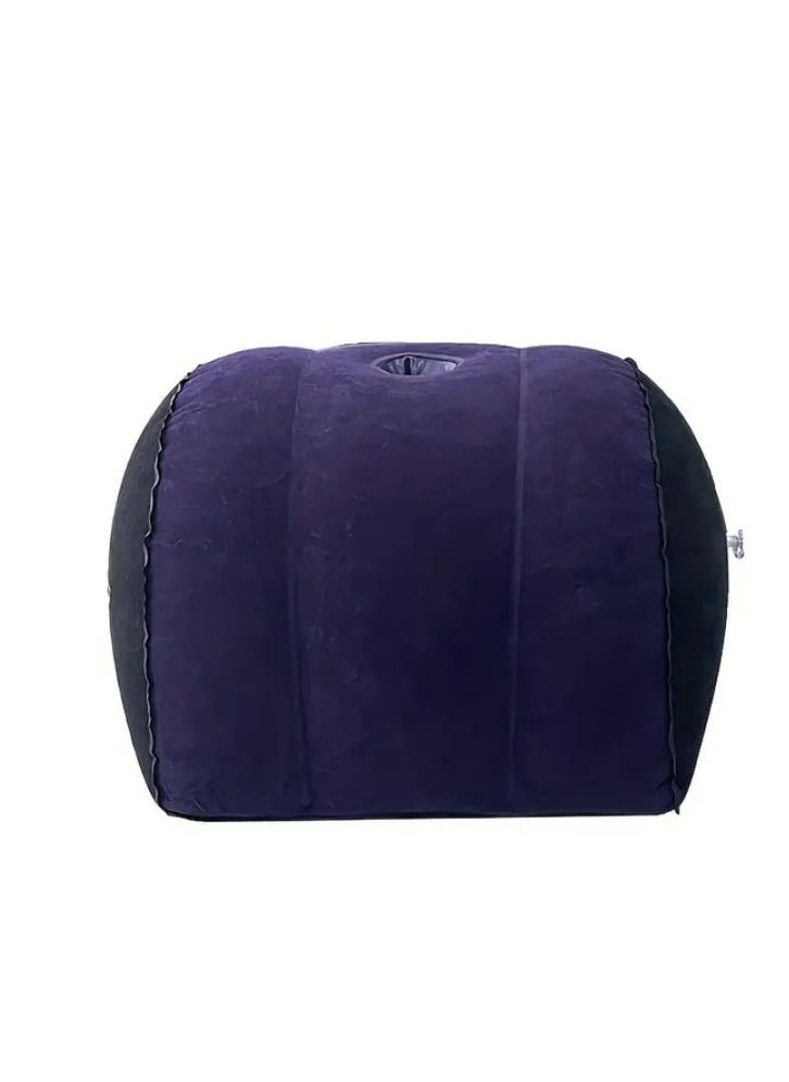 NIBEMINENT - Leg positioning pillow with inflatable pillow, portable cushion, sleeping pillow, leg raise bed sofa, travel camping - Image 1