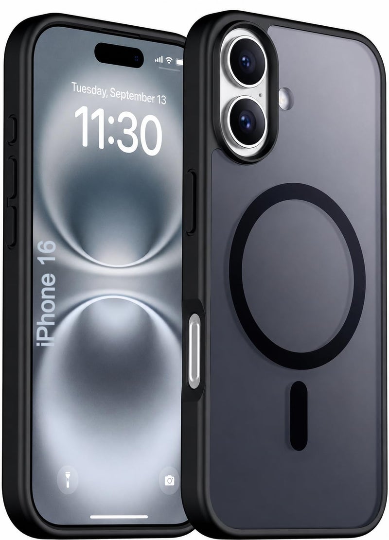 EGOTUDE Frosted Case for iPhone (iPhone 16) Black - Image 1