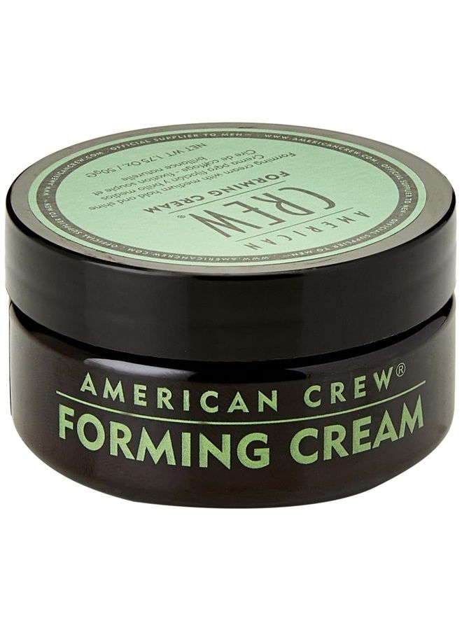 AMERICAN CREW كريم تشكيل شعر للرجال من أمريكان كرو (الإصدار القديم)، مثل جل الشعر مع تثبيت متوسط ولمعان متوسط، 1.75 أونصة (عبوة من 1)