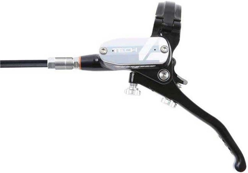 Hope Tech 4 E4 Hydraulic Disc Brake and Lever Set - Silver, Front - Image 3
