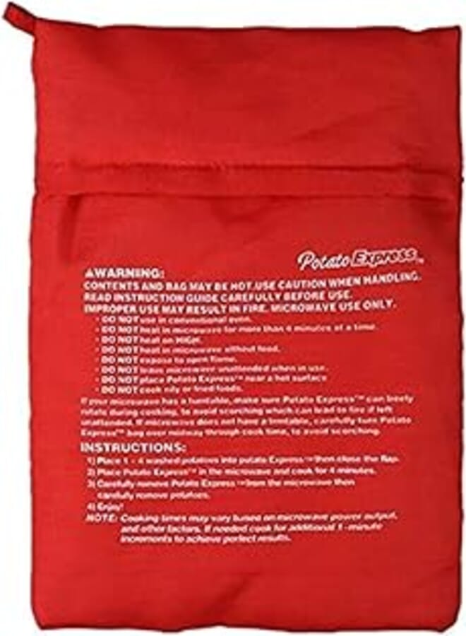 OR Microwave baking potato bag