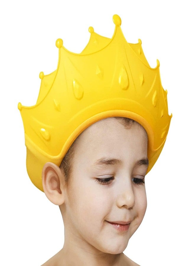 NL TRADERS Baby Shower Cap, Bath Visor hat for Eye and Ear wash Protection Waterproof Shampoo hat for Children Toddler Girls Boys, Adjustable Silicone Bathing Crown (Multicolor) (1) - Image 2