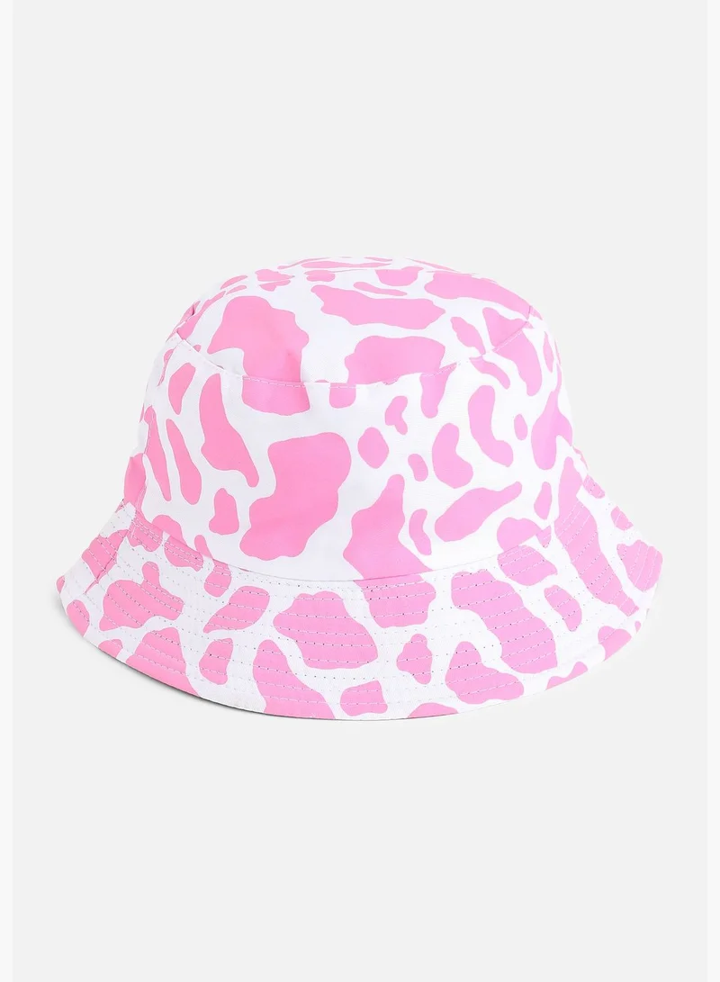 French Accent Casual Printed Polyester Bucket Hat For Men