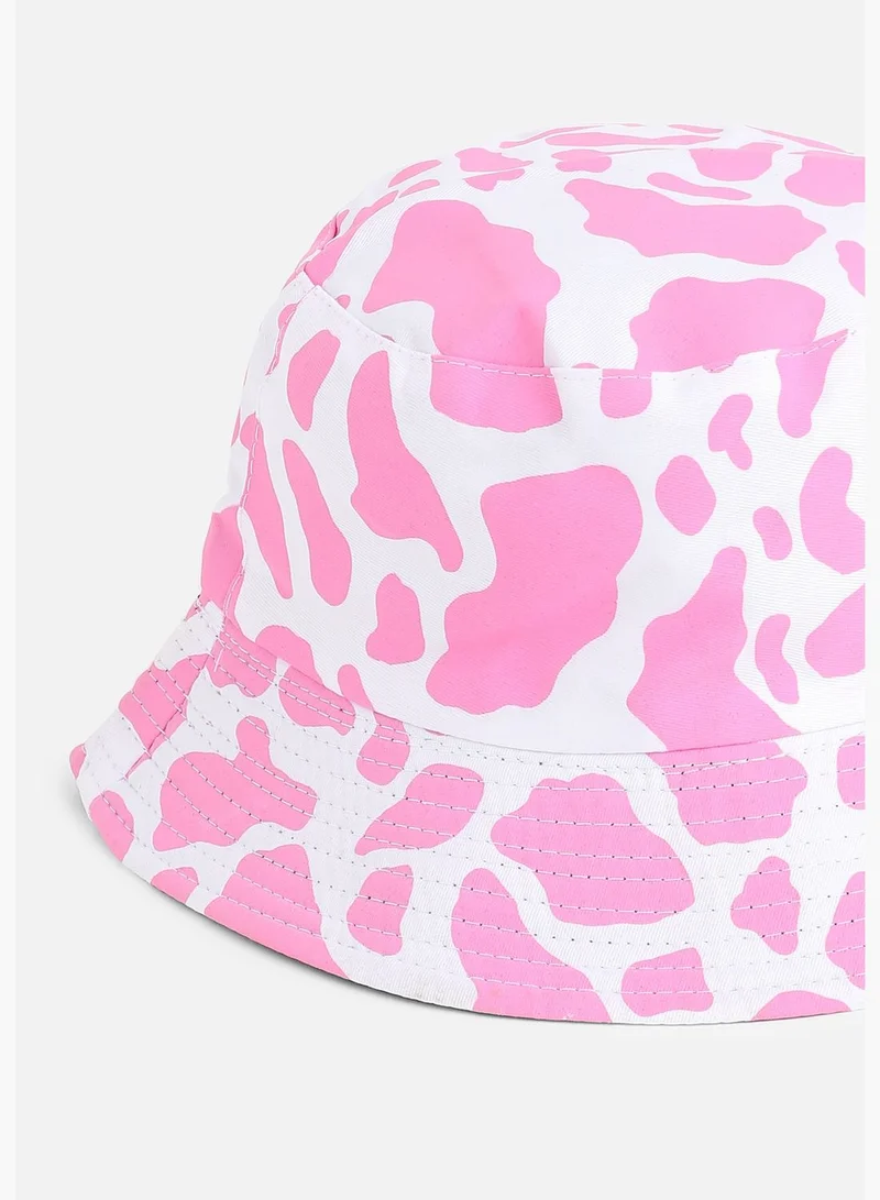 French Accent Casual Printed Polyester Bucket Hat For Men