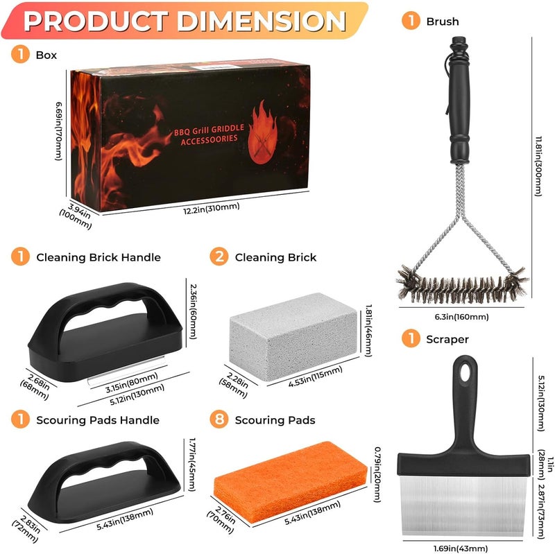 EWFEN Griddle Cleaning Kit for Blackstone - Image 2