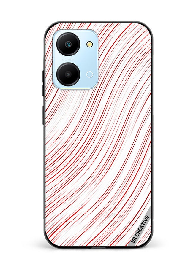 VR CREATIVE Protective Case Cover For Honor Play7T Strips Design Multicolour - Image 1