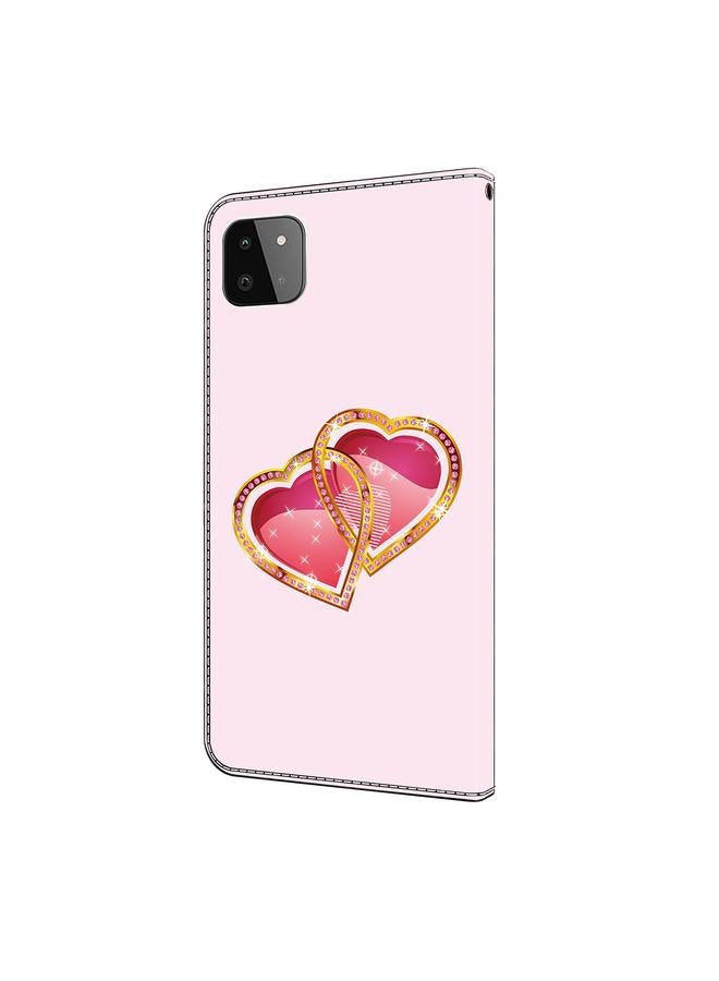 S-TOP Case For Samsung Galaxy A22 5G Crystal Painted Leather Phone case - Image 3