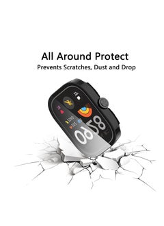 Generic Case Compatible with Xiaomi Redmi Watch 4 Case All-Around with Built-in Screen Protector Watch Soft TPU Shockproof Cover Slim Guard Thin Bumper Shell Protector (Black)  - Image 4