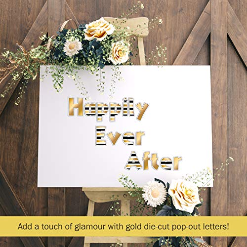 Barker Creek Letter Pop-Outs, 4" Gold, Multicolor Designer Letters for Bulletin Boards, Breakrooms, Reception Areas, Signs, Displays, and More! 4", 255 Characters per Set (1723) - Image 5