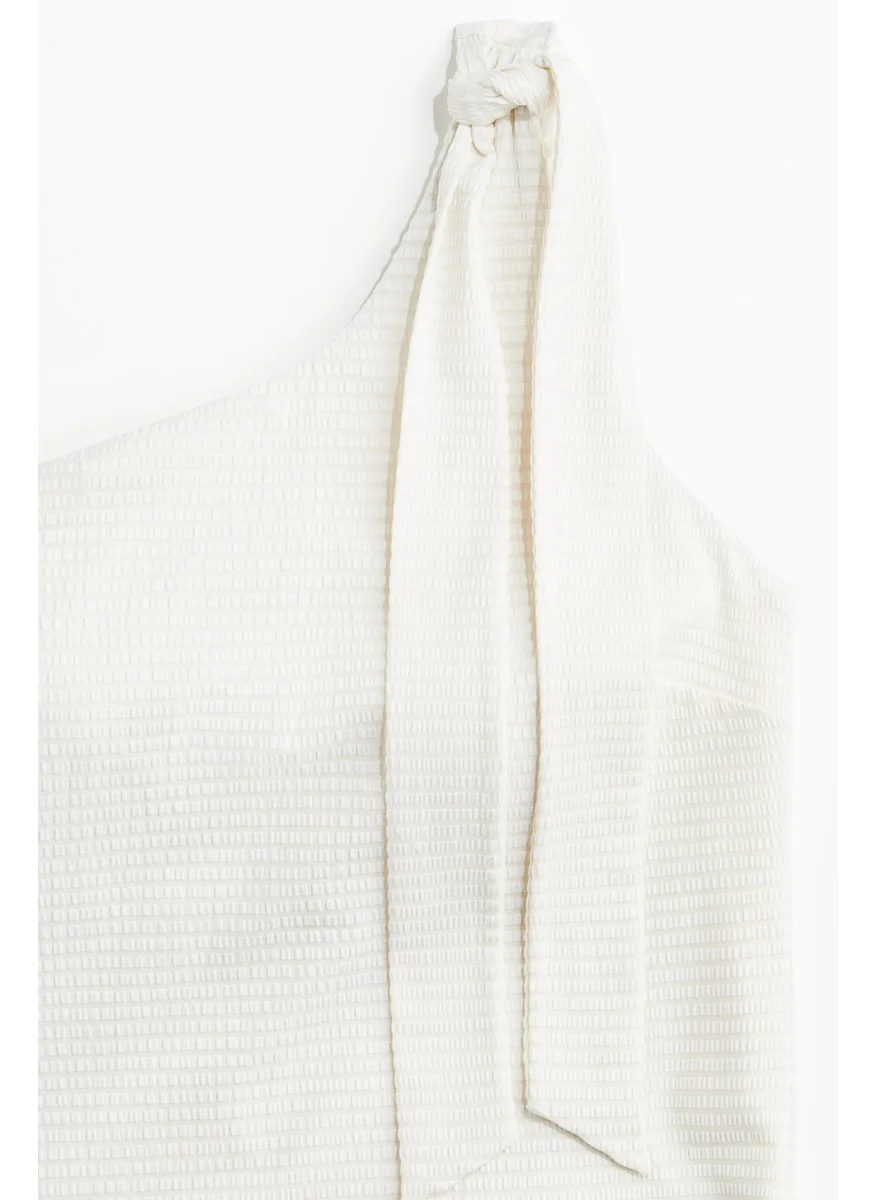 H&M Padded-Cup One-Shoulder Swimsuit