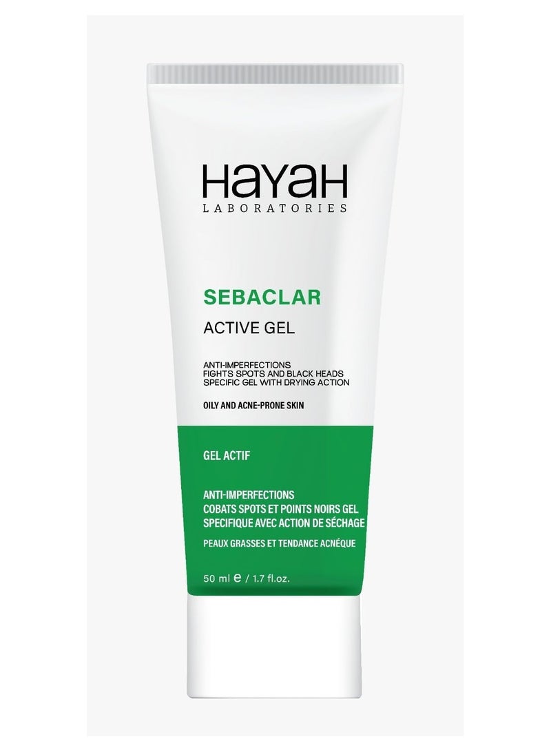 HAYAH Laboratiores sebaclar active gel 50ml - packing may vary 