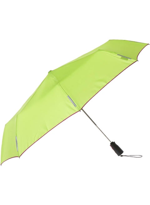 totes Trx Auto Open and Close Titan Regular Umbrella Apple GreenStrawberry Trim One Size