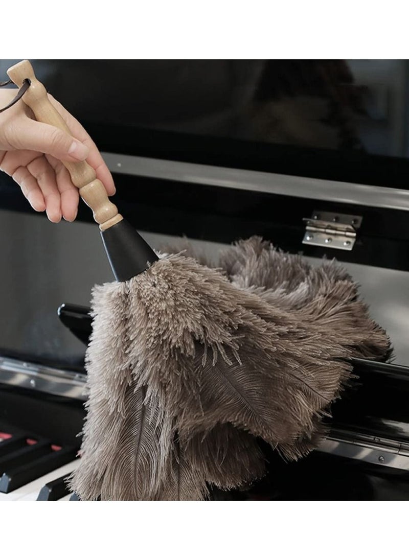 Generic - Feather Duster with Protective Cover Anti Static Flexible Bendable for Dust Cleaning Interior Roof - Image 1