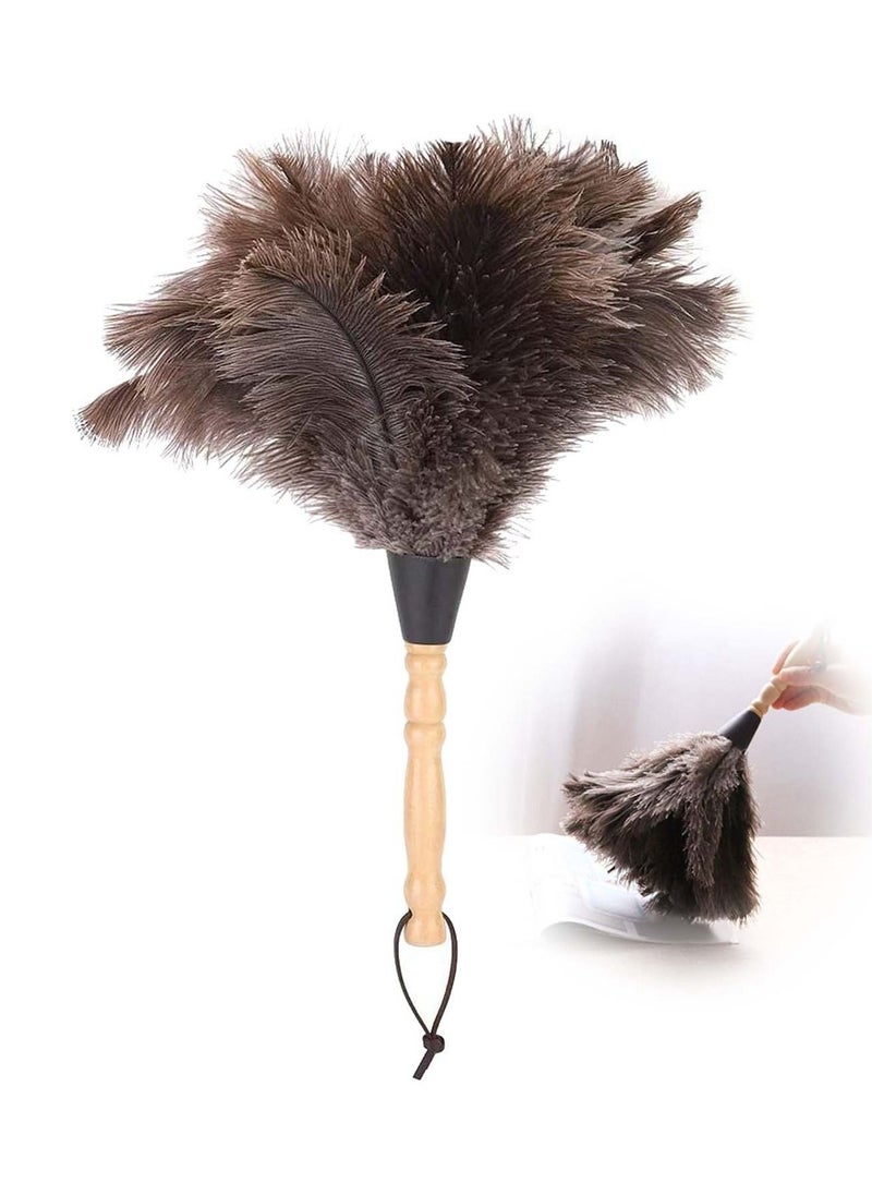 Generic - Feather Duster with Protective Cover Anti Static Flexible Bendable for Dust Cleaning Interior Roof - Image 1