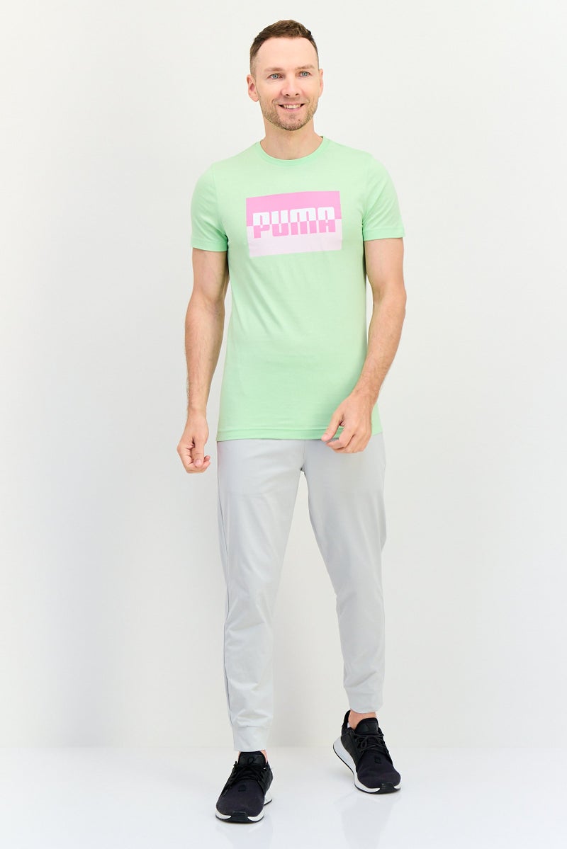 PUMA Men Slim Fit Short Sleeves Outdoor T-shirt, Paradise Green - Image 3