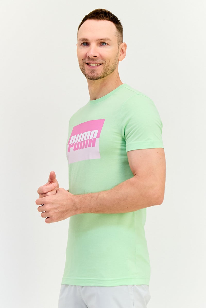 PUMA Men Slim Fit Short Sleeves Outdoor T-shirt, Paradise Green - Image 2
