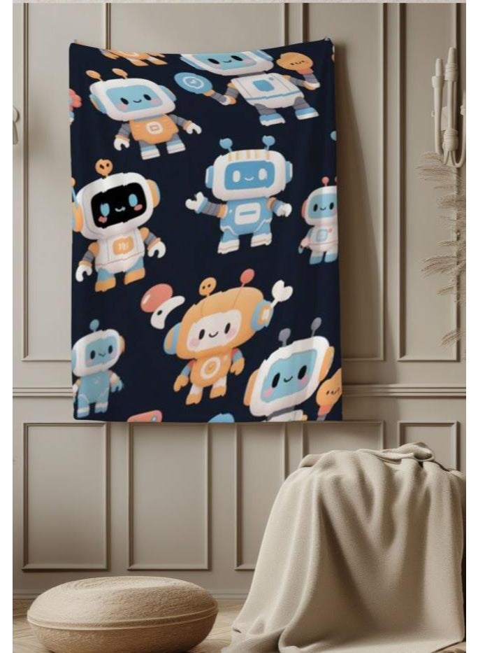 general Baby and children's cartoon flannel thin blanket (warm and comfortable, suitable for sleep, game use) 70cm*100cm - Image 1