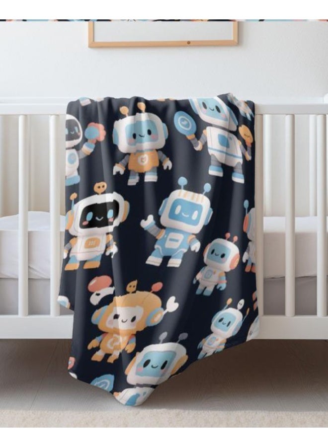 general Baby and children's cartoon flannel thin blanket (warm and comfortable, suitable for sleep, game use) 70cm*100cm - Image 4