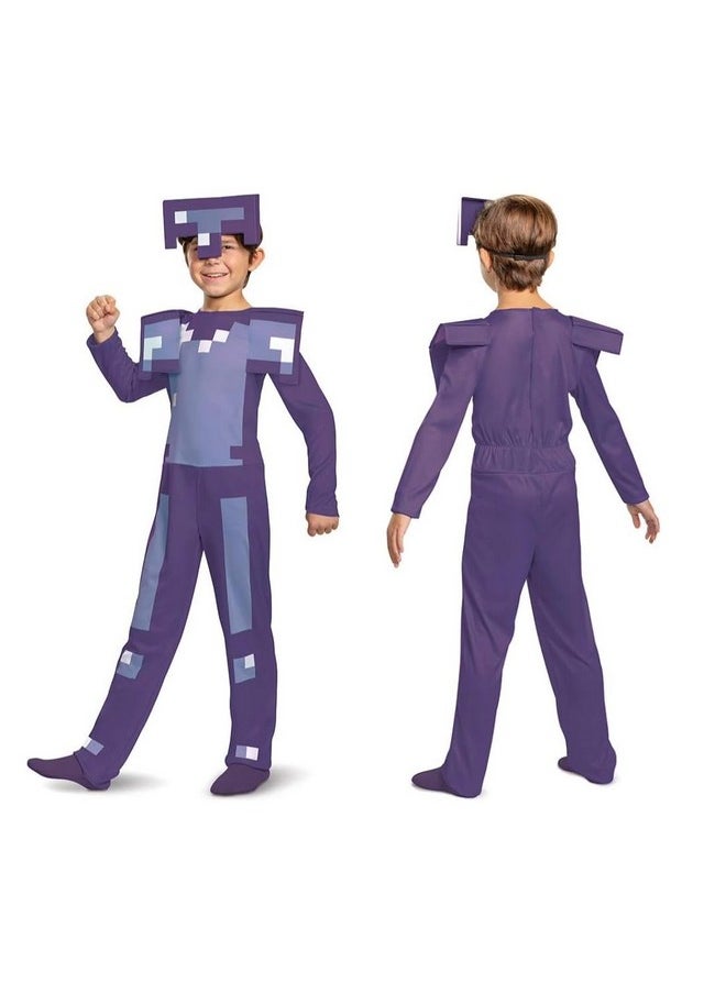 Disguise - Disguise Minecraft Costume, Enchanted Diamond Armor Outfit for Kids, Minecraft Costume Halloween Multicolored, Medium (7-8) - Image 1