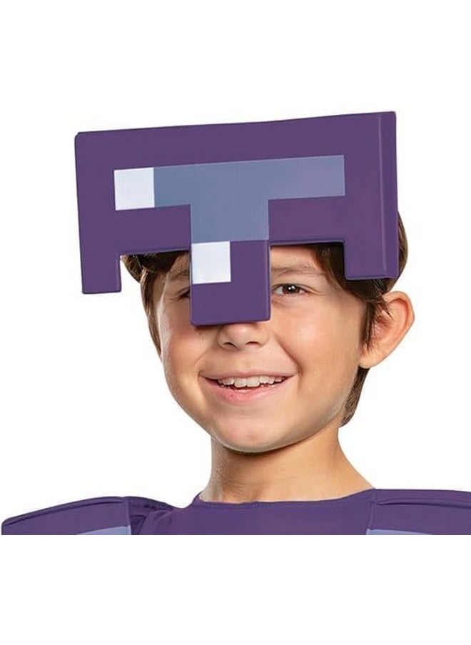 Disguise - Disguise Minecraft Costume, Enchanted Diamond Armor Outfit for Kids, Minecraft Costume Halloween Multicolored, Medium (7-8) - Image 1