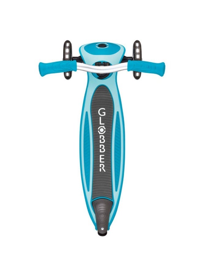 GLOBBER سكوتر جلوبر ماستر لايتس القابل للطي بعجلات 3 (أكوا) - Image 1