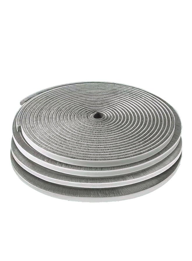 هوتو 10m ذاتي لاصق ختم شريط Weatherstrip للنوافذ والأبواب منزل العزل الصوتي، مقاوم للرياح، مقاوم للغبار، أقوى اللصقة الرمادي 7 × 6mm - Image 1