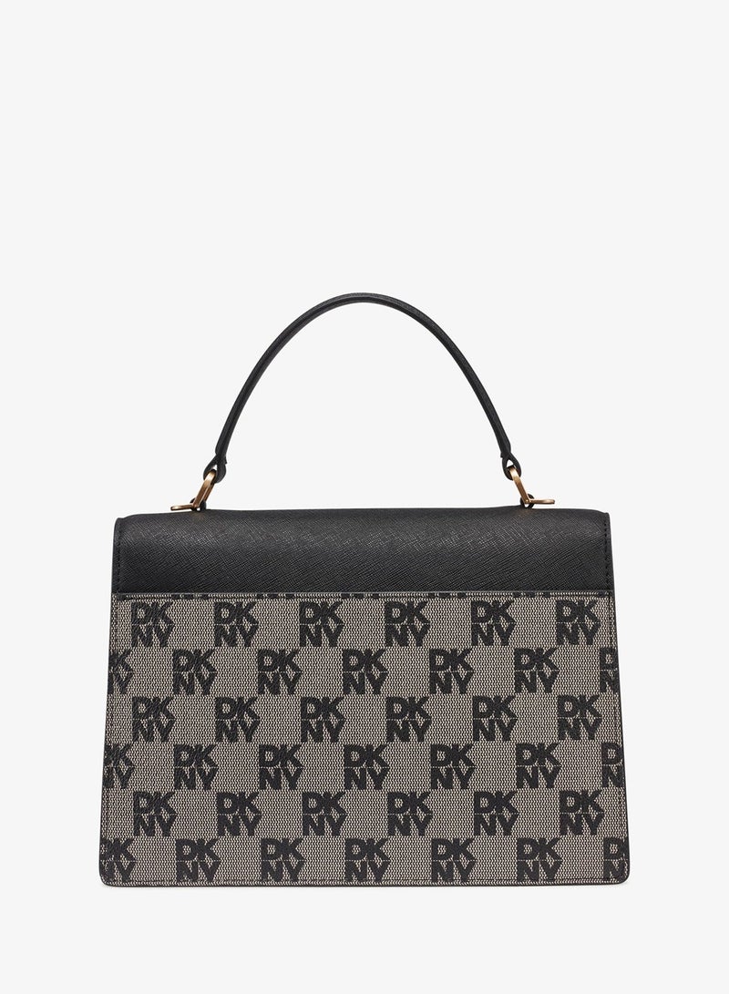 DKNY Marcia Medium Logo Top Handle Satchel - Image 3