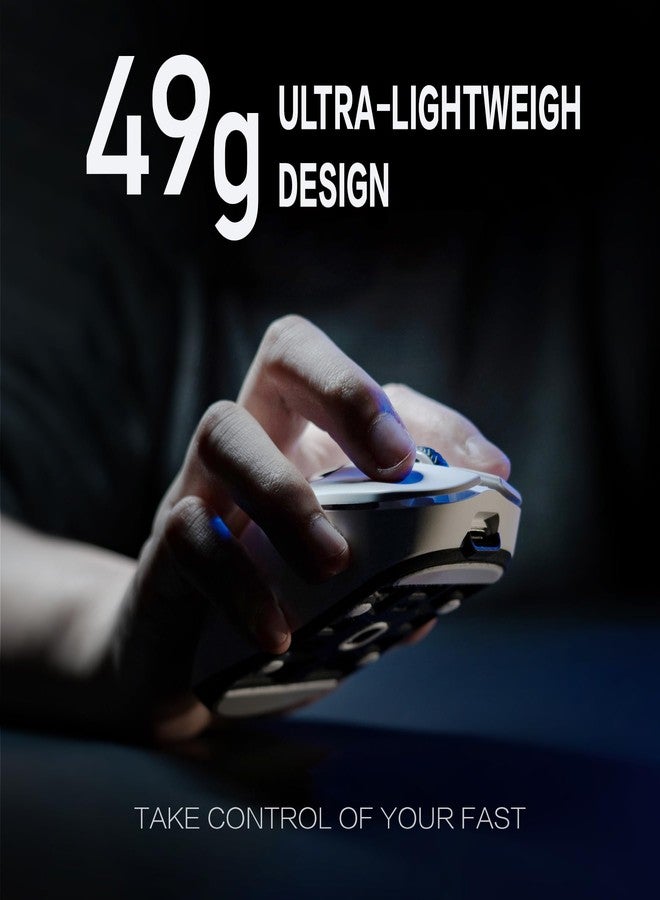OOCTPK Chilkey Wireless Mouse, Glacier LW 8K M Gaming Mouse with OLED Screen, 8K Polling Rate, 30000 DPI Optical Tracking, 750 IPS, Bluetooth 5.2/2.4G/USB-C, 49g Super Lightweight, 100 Million Clicks - Image 2