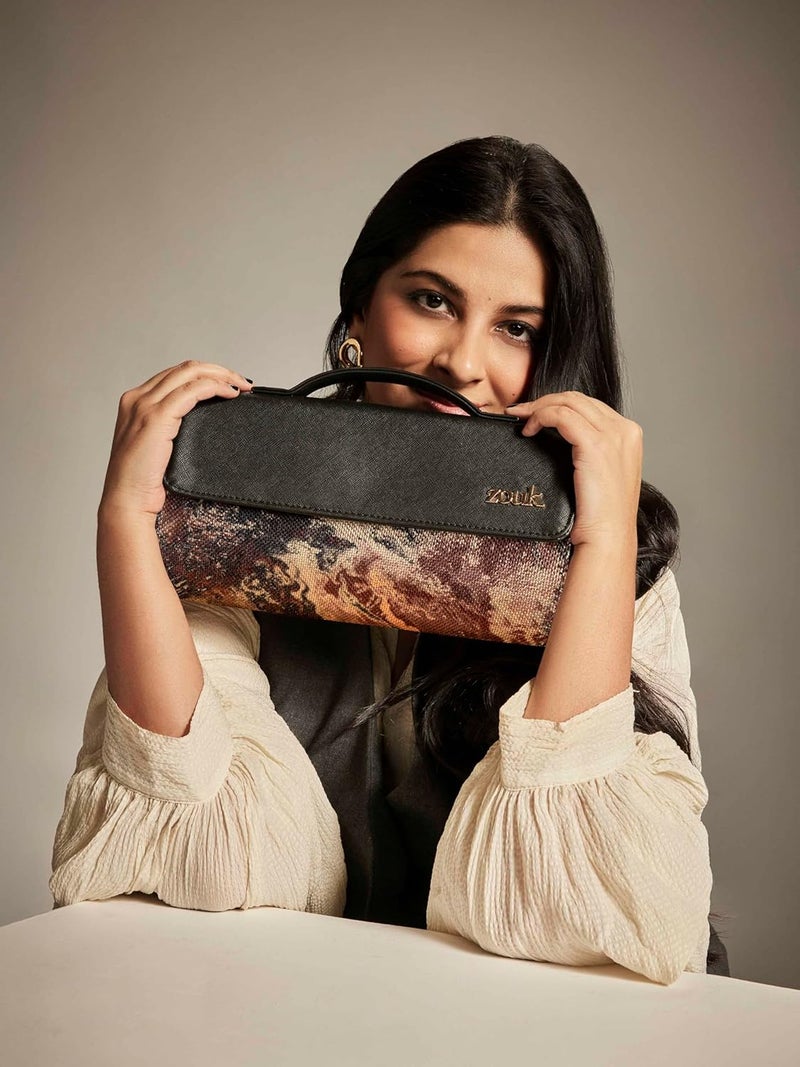 ZOUK كلتش ريا كابور - | كلتش مصمم من جلد نباتي للنساء - Image 2