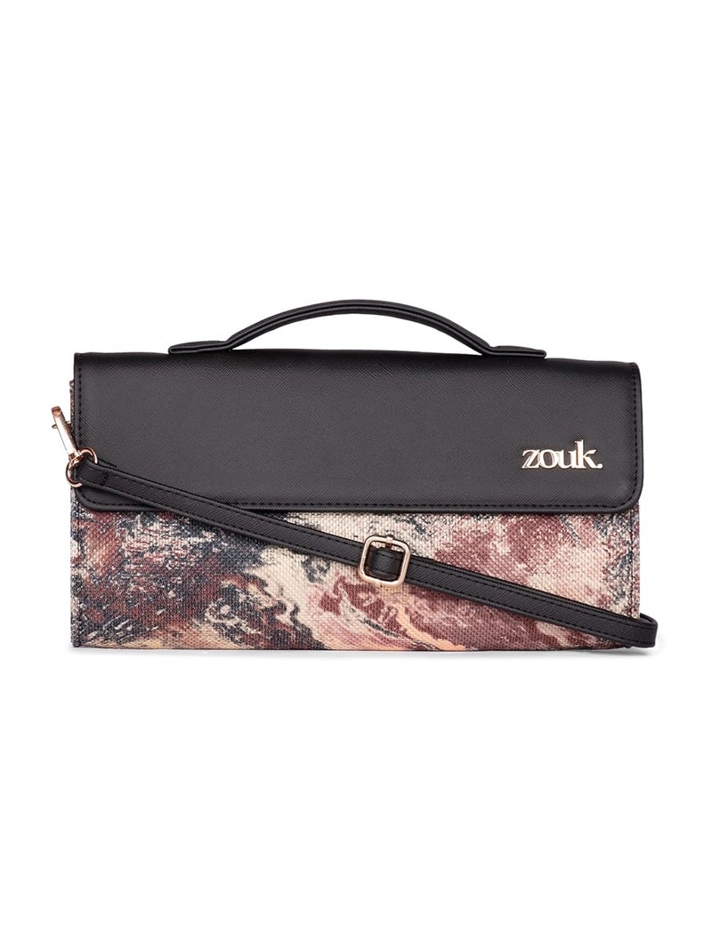 ZOUK كلتش ريا كابور - | كلتش مصمم من جلد نباتي للنساء - Image 1