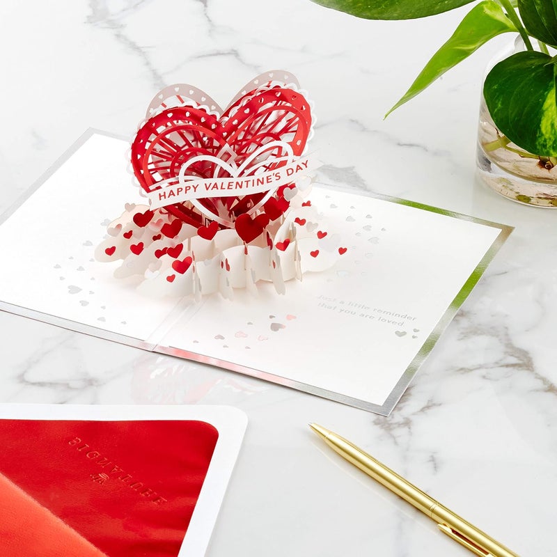 Hallmark Signature Paper Wonder Pop Up Valentine's Day Card (Love You) - Image 3
