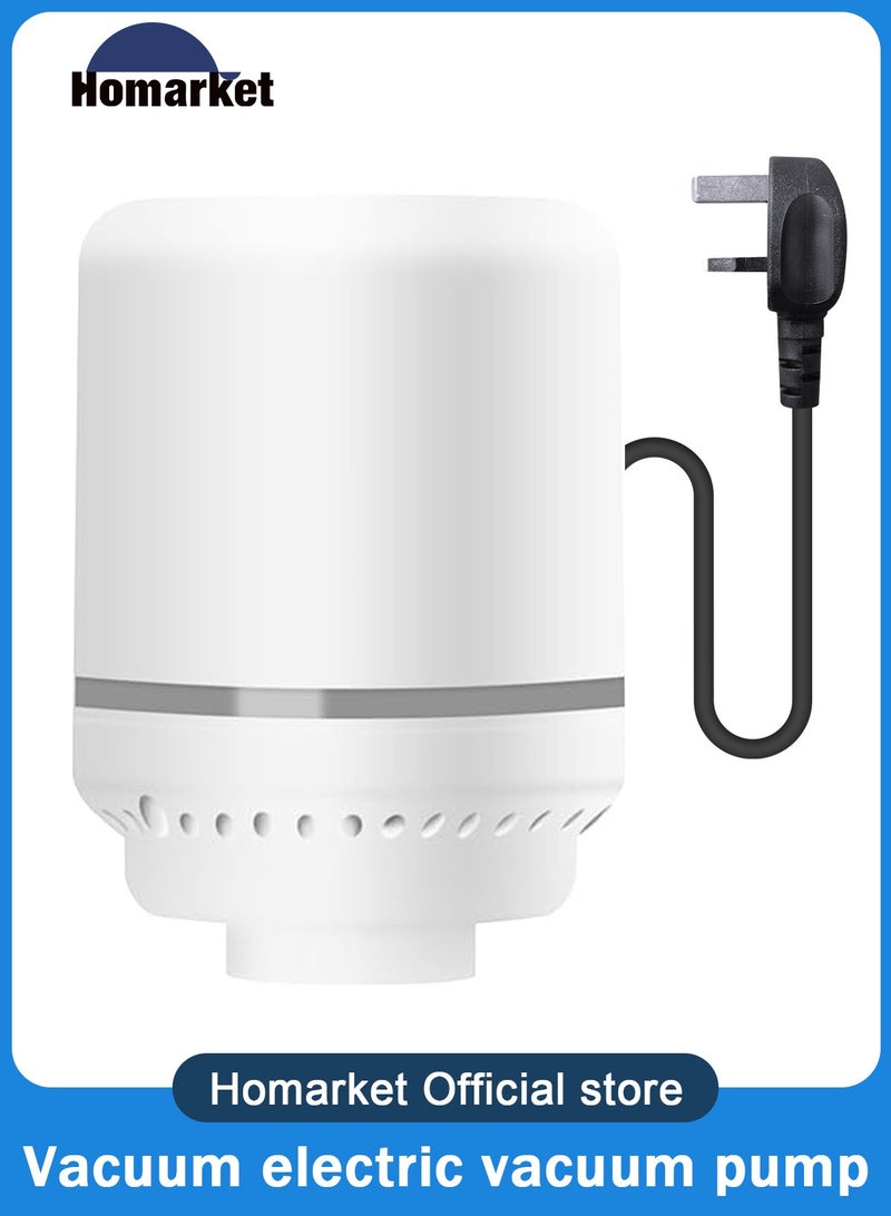 HomarKet Electric Pump for Vacuum Storage Bags Travel Vacuum Pump for Compression Clothing Portable Vacpack Air Pump for Various Vacuum Seal Bags (UK Plug,Storage Bag Not Included)  - Image 1