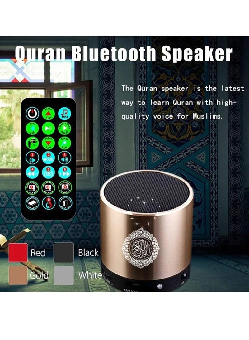 Portable Quran Speaker MP3 Player – 8GB Storage, TF Card Support, FM Radio, with Remote Control for Easy Navigation - Image 3