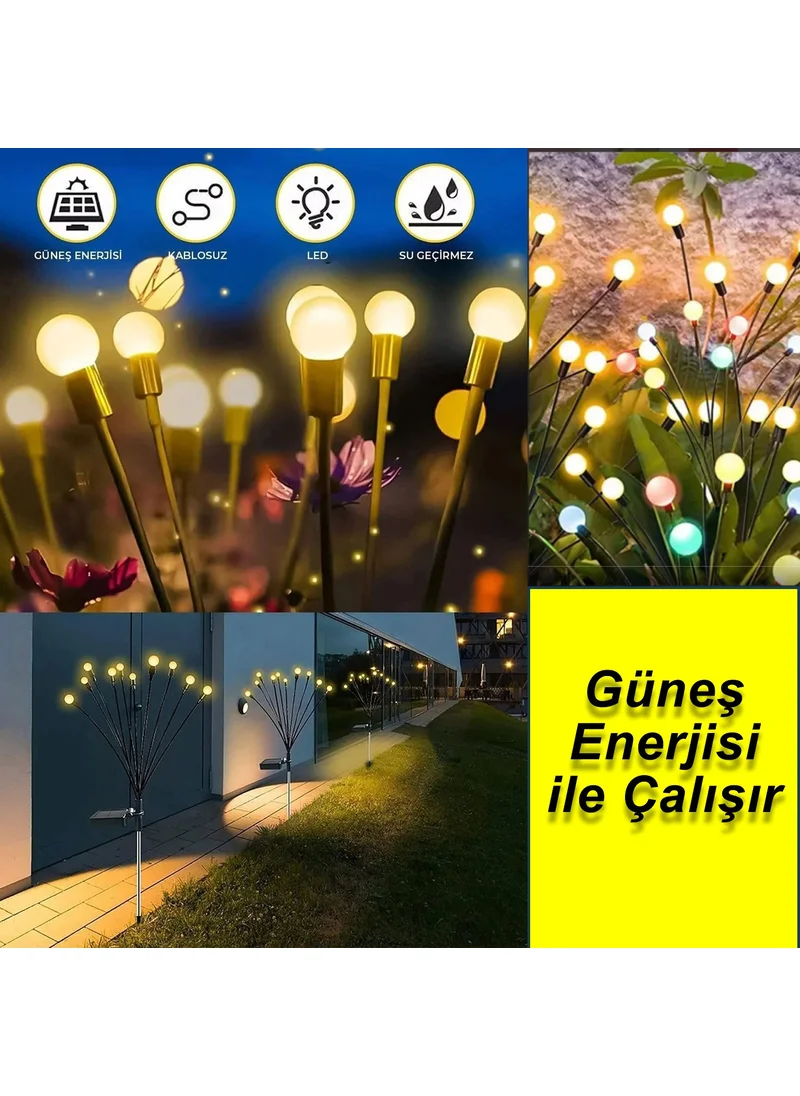 Forzacase 8 LED Solar Powered Waterproof Garden Fence Lighting LED Lamp - FC570