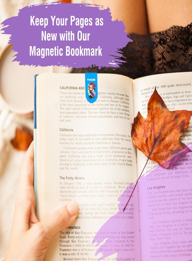 Goelite Aesthetic Magnetic Bookmarks for Novels and Books | Merchandise Accessories for Book and Novel Lovers | (Super Heroes - 8 Pack) - Image 3