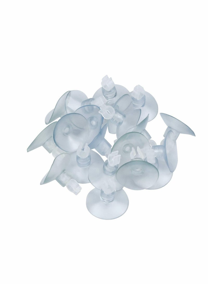 Y&D Air Pipe Suckers, Aquarium Fish Tank Sucker Holders, for Line Tube Hose Pump, Suction Cups Airline Cup Tubing Clear Holders Clips Clamps, 20 PCS  - Image 3