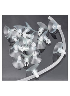 Y&D Air Pipe Suckers, Aquarium Fish Tank Sucker Holders, for Line Tube Hose Pump, Suction Cups Airline Cup Tubing Clear Holders Clips Clamps, 20 PCS  - Image 5