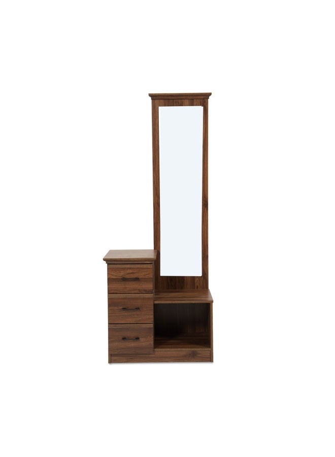 Pan Home غرفة نوم نورا 5 قطع 180×200 سم خشب ام دي اف - جوز - Image 2