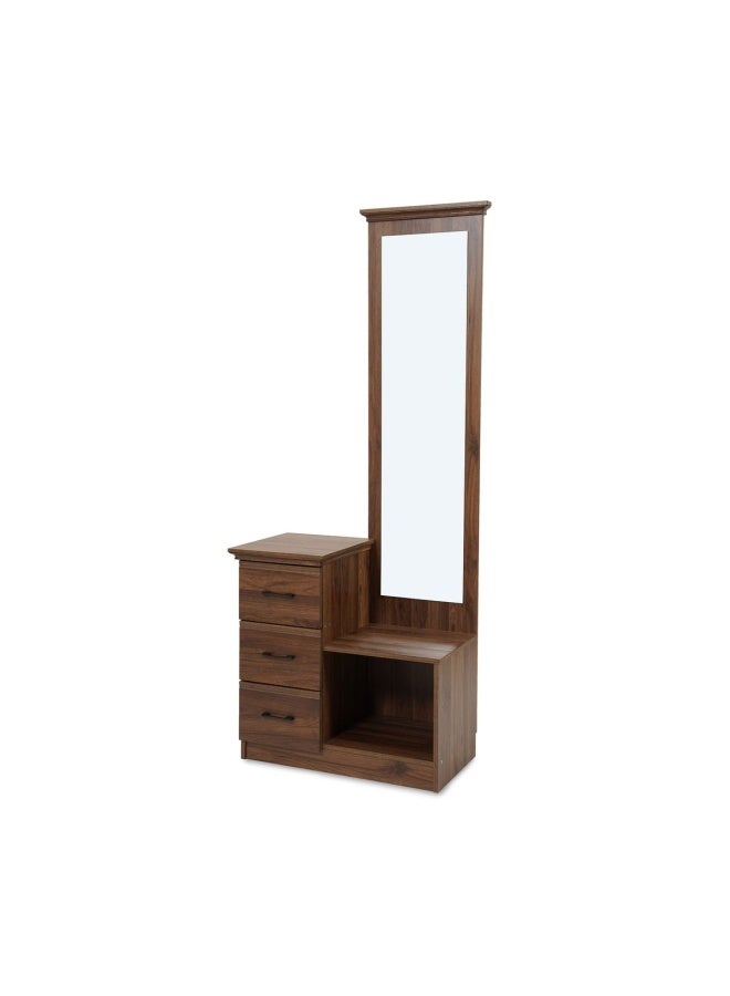 Pan Home غرفة نوم نورا 5 قطع 180×200 سم خشب ام دي اف - جوز - Image 3