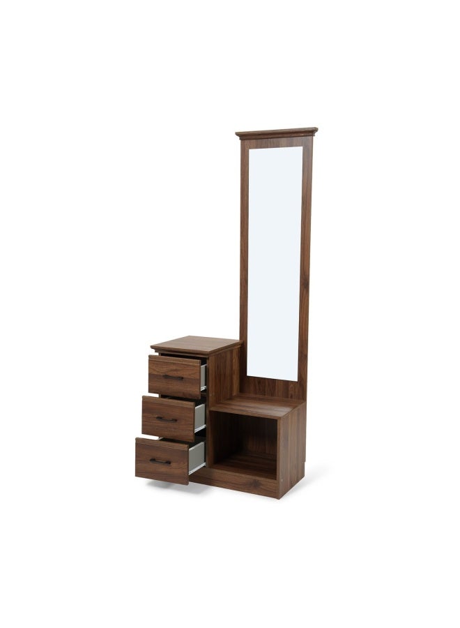 Pan Home غرفة نوم نورا 5 قطع 180×200 سم خشب ام دي اف - جوز - Image 4