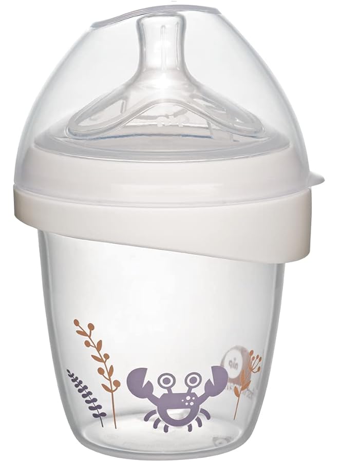 nip First Moments Wide Neck Pp Bottle 150 Ml Made In Germany Crab - Image 1