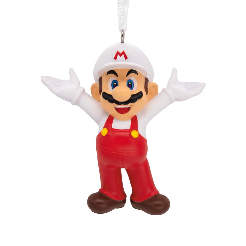 Hallmark Nintendo Super Mario Fire Mario Christmas Ornament - Image 2