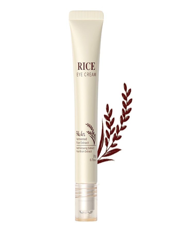 AKARY ARAKY Rice Under Eye Cream Roll-On for Dark Circles, Triple Roll & Glow the Skin Around The Eyes, Intense Hydrating & Firming, Serum for Eye Puffiness, Dullness, Dryness, Wrinkle Under The Eyes - Image 1