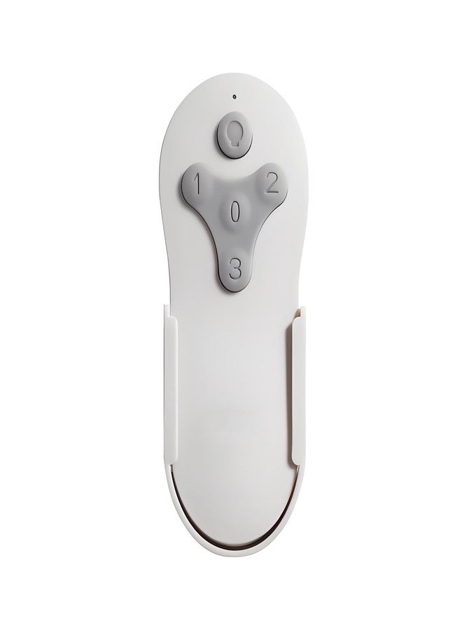 CeilingBreeze Ceiling Fan Remote Control Replacement, Compatible with Harbor Breeze KUJCE10311/TR214A KUJCE10712/TR214B 2BB78-ITL-F304C | 3-Speed + Light Dimmer | Learning Key Setup with Wall Mount (Remote Only) - Image 1