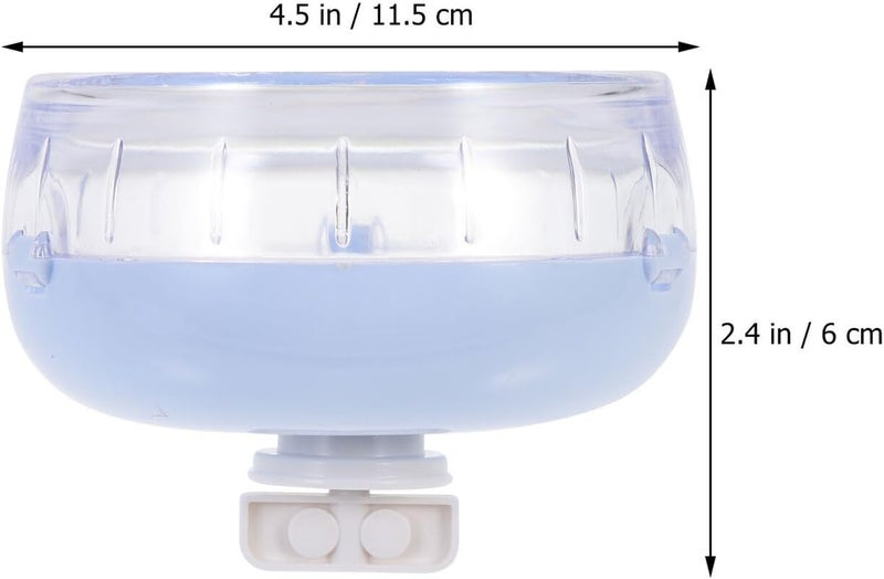 Small Pet Running Wheel Silent Hamster Exercise Wheel 12cm Blue Plastic Quiet for Hamsters Gerbils and Small Animals - Image 2
